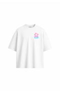 Polera Hibiscus White