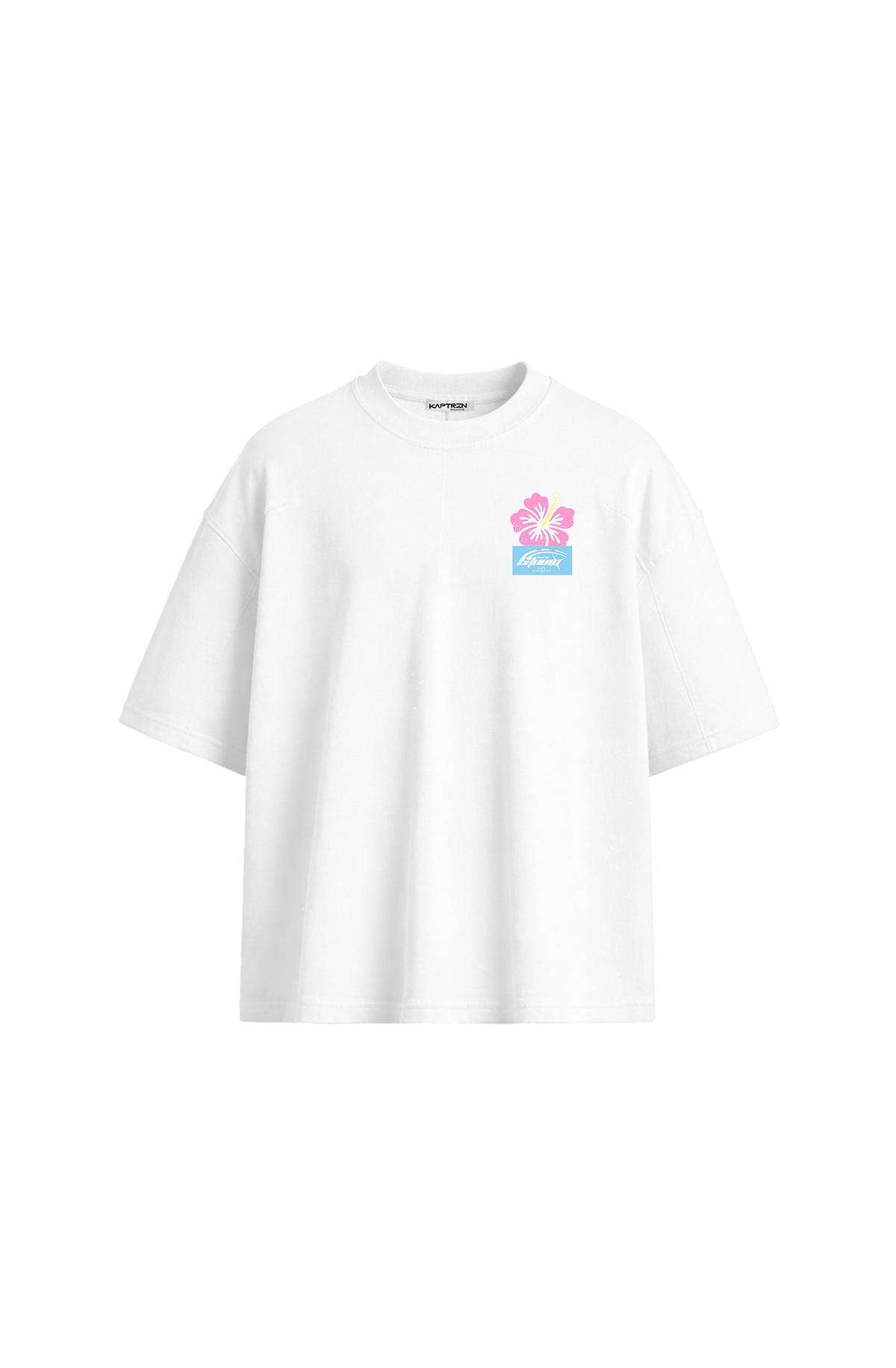 Polera Hibiscus White