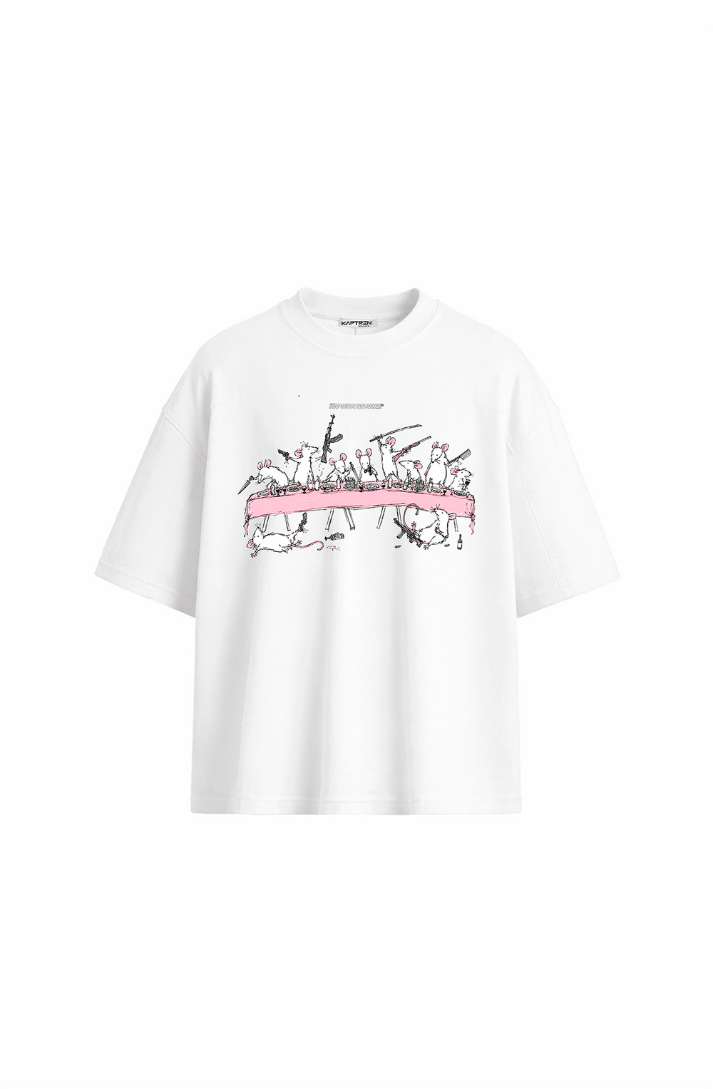 Polera Rats Club White