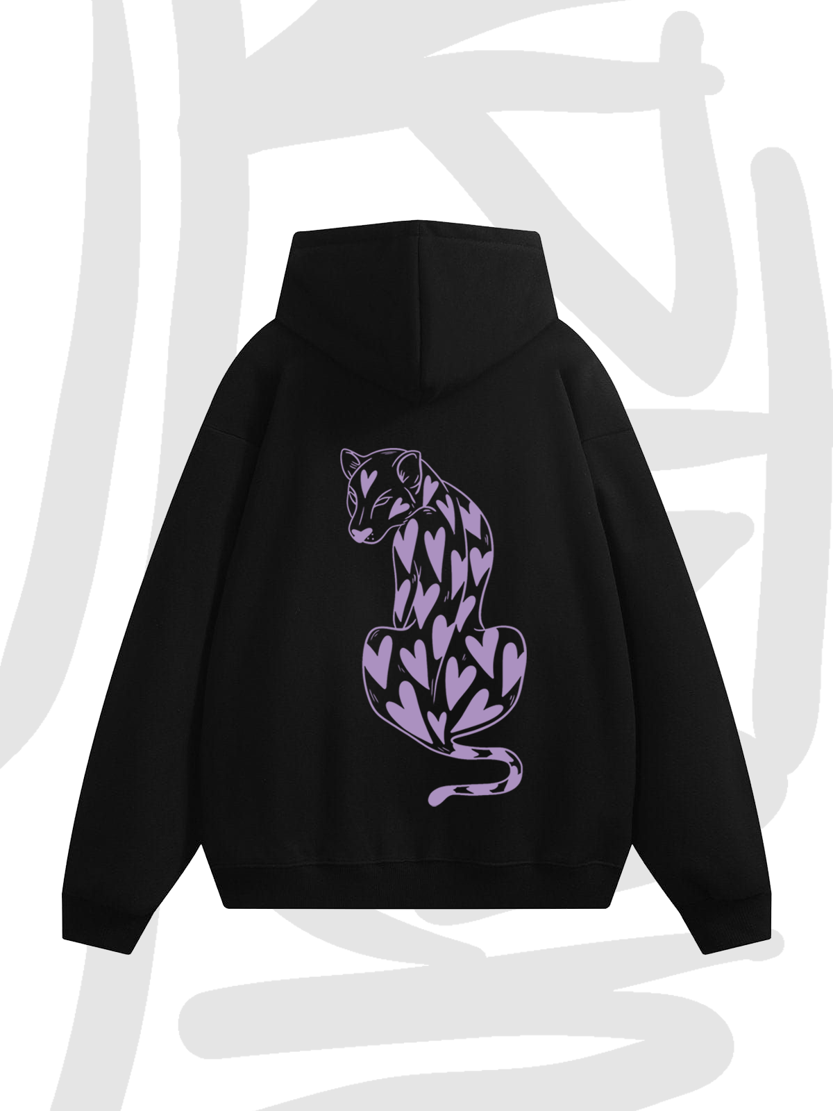 HOODIE PANTHER LILA