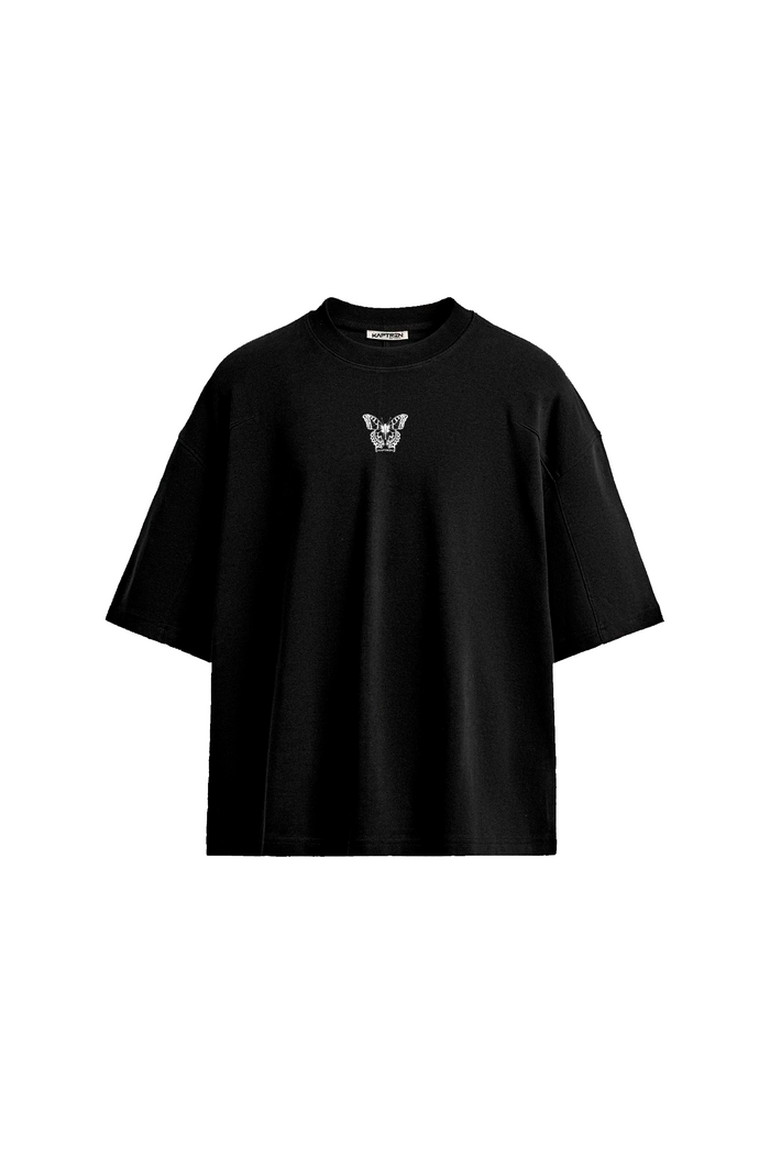 BUTTERFLY BLACK 280GR BOXY FIT